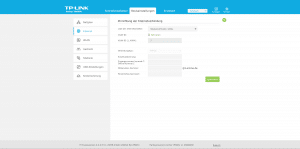 Einrichtung der Internetverbindung