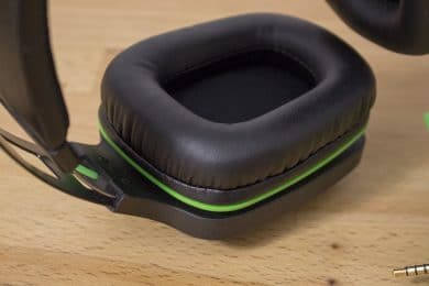 Seitenansicht auf Ohrmuschel