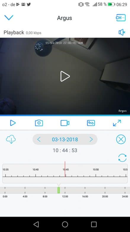 Reolink Argus Steuerung