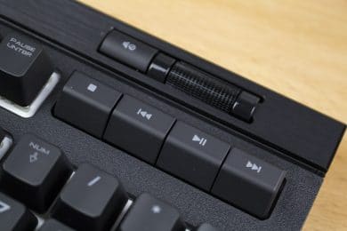 Lautstärkerad und Mediatasten