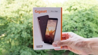 Individualisierte Gigaset GS185 Verpackung