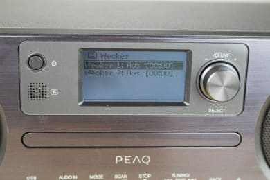 PEAQ PDR 350BT-B Wecker