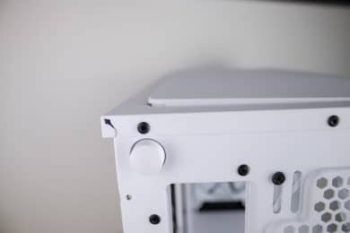 Button zum Öffnen der ModuVent-Abdeckung