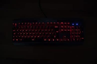 RGB-Beleuchtung im Dunkeln