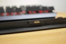 Magnetische Halterung der Handballenablage