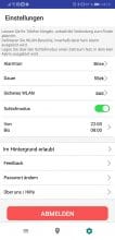 Einstellungen der App