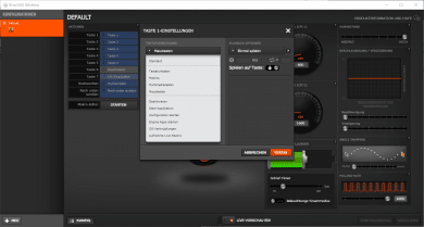 Mögliche Tastenbelegungen