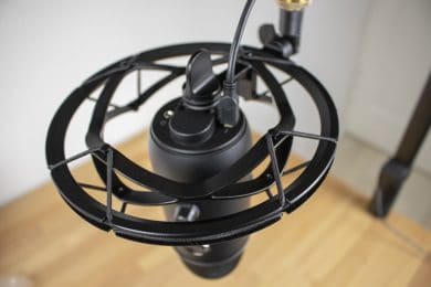 Blue Yeti in Mikrofonspinne