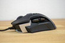 Maus mit erstem austauschbaren Daumenstück