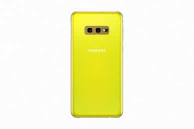 Galaxy S10e Canary Yellow