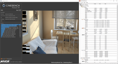 Cinebench Lauf 1
