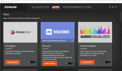 SteelSeries Engine 3 Apps