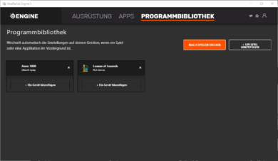 SteelSeries Engine 3 Programmbibliothek
