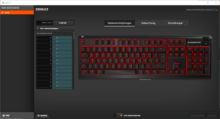 Tastenbelegung der SteelSeries Apex 3