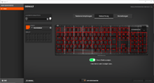 RGB-Beleuchtung der SteelSeries Apex 3