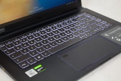 Tastaturbeleuchtung an