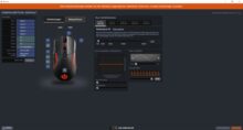 Screenshot aus der Software der SteelSeries Rival 5