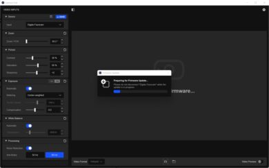 Screenshot aus der Elgato Camera Hub-Software