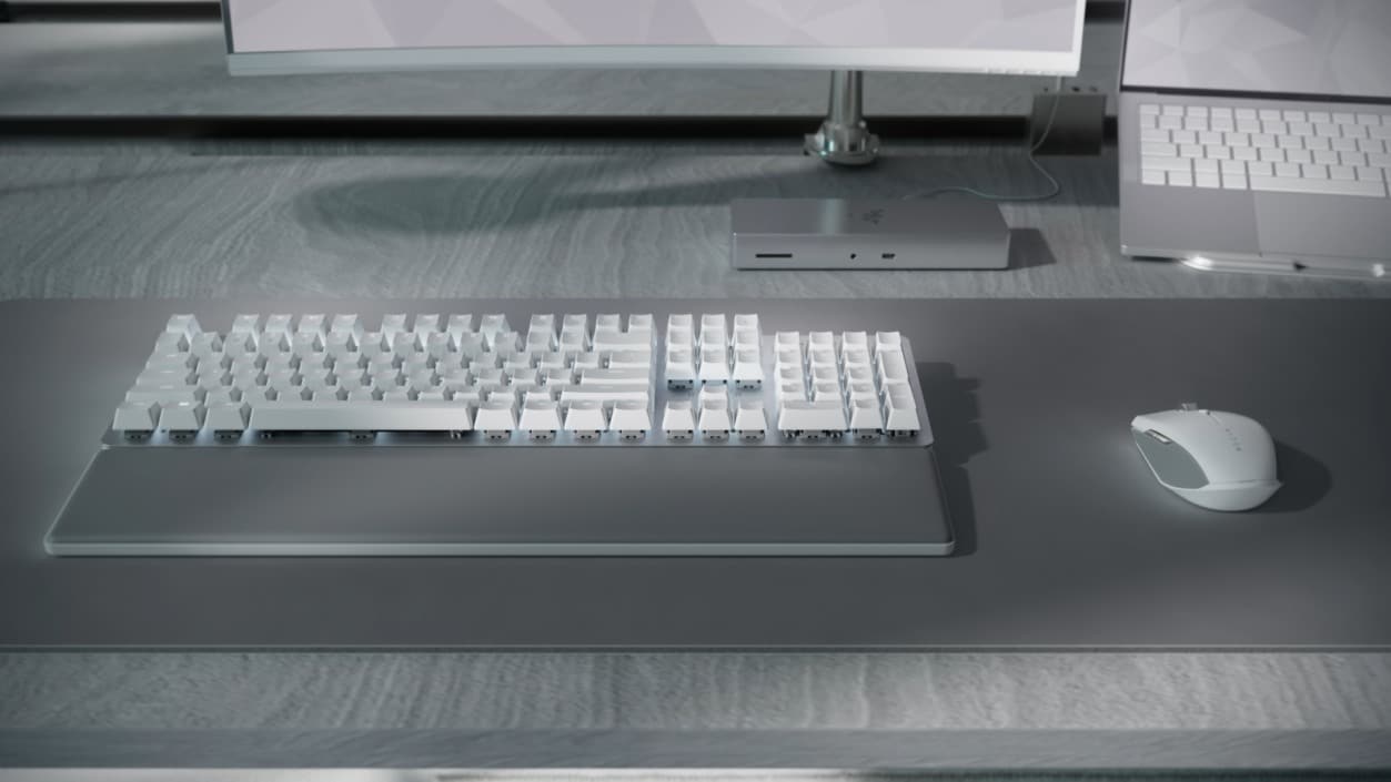 Razer Productivity-Lineup Pro Click Mini-Maus, Pro Type Ultra-Tastatur und Pro Glide XXL-Mauspad