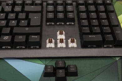 Sharkoon SKILLER SGK60 braune Kalih-BOX-Schalter