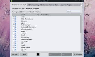 Der hauseigene Paket-Installer