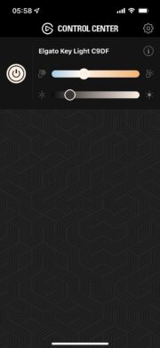 Bedienung des Elgato Key Light