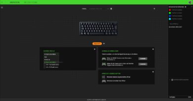 Razer Huntsman Mini Analog Software