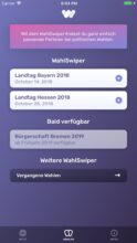 WahlSwiper Screenshot