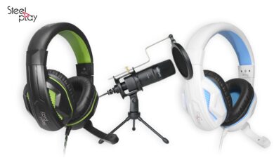 Steelplay HP-44, HP-45 und USB-Mikrofon