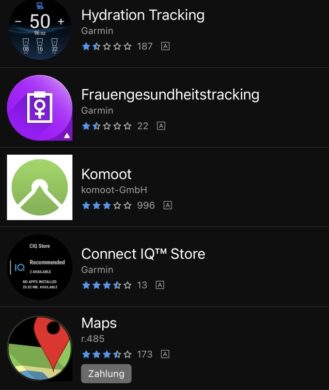 Garmin Fenix 7 Sapphire Solar Apps