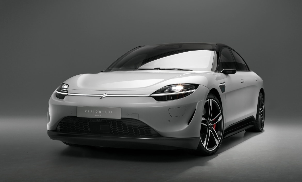 Sony Honda Mobility: Bild zeigt den Konzeptwagen Sony Vision-S 01