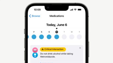 watchOS 9 Medikamente