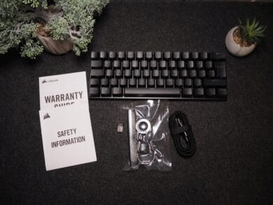 Corsair K70 RGB Pro Mini Lieferumfang