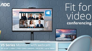 AOC 24V5CW, Q27V5CW und CU34V5CW