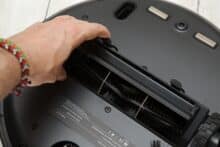 Entfernen der Rollenbürste