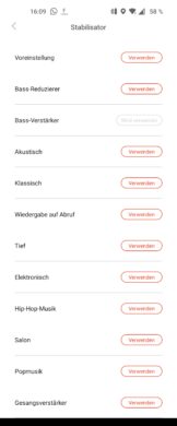 1MORE MUSIC - alle Equalizer