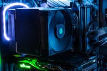 DeepCool AK500 mit zwei Lüftern im Testsystem