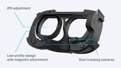 VIVE Focus 3 Eye Tracker und VIVE Focus 3 Facial Tracker