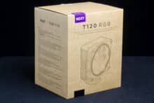 Brauner Karton von NZXT T120 RGB