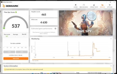 Tulpar V14.3.1 3DMark Akku