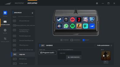 MOUNTAIN DisplayPad und MacroPad