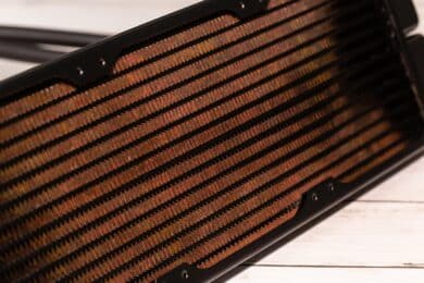 Radiator mit Kupferlamellen