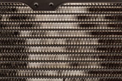 Lamellen im Radiator