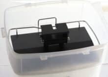 Anycubic Wash & Cure Plus: Käfig mit eingesetzter Buildplate