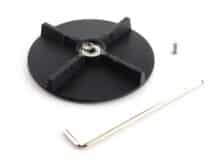 Die Antriebsscheibe des Waschbehälters lässt sich leicht ausbauen