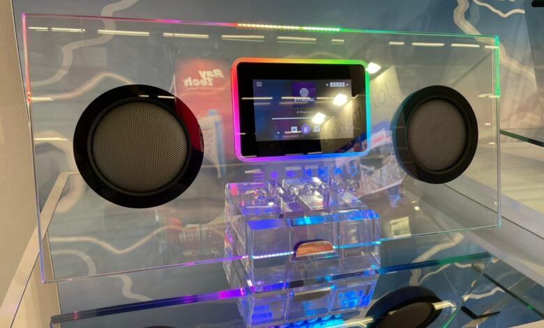 Zytronic Lautsprecher aus Glas Konzept