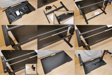 Die erste Hälfte Montageprozesses des DT410