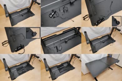 Die zweite Hälfte Montageprozesses des DT410