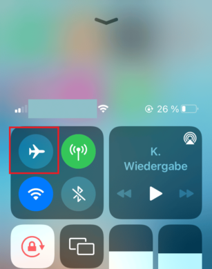 Flugmodus Handy iPhone