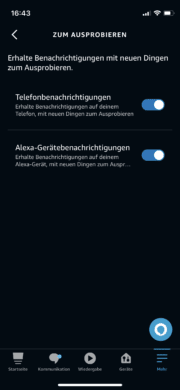 alexa leuchtet gelb